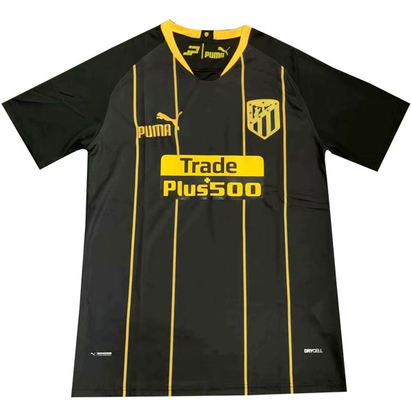 Camiseta Atlético De Madrid Concepto 20 21 Negro Amarillo